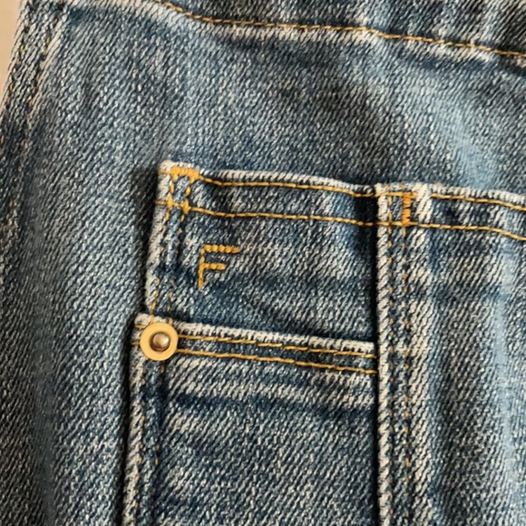 FRAME DENIM OVERALLS sz S distressed at pockets. - Picture 5 of 7